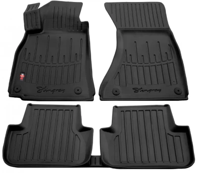 Polyurethane floor mats for Audi A4 B8 2007-2015, with raised edges, 5 pcs, Stingray, 5030045 Polyurethane floor mats for Audi A4 B8 2007-2015, with raised edges, 5 pcs, Stingray, 5030045