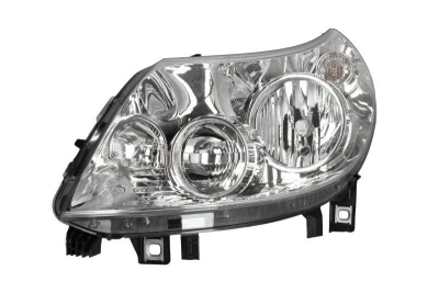 Reflektor przedni lewy Fiat Ducato/Citroen Jumper 2006-2013/Peugeot Boxer 2006-2013, H1/H7, z silnikiem, Depo, 552-1124L-LD-EM