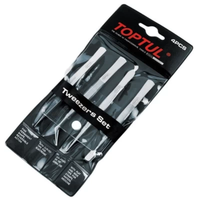 Tweezer set 4 pcs TOPTUL JGAA0401