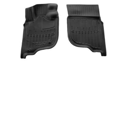 Dywaniki poliuretanowe do Mitsubishi L200 KAOT 2006-2015 EUR, z podwyższonymi rantami, 2 szt. Stingray 5013212