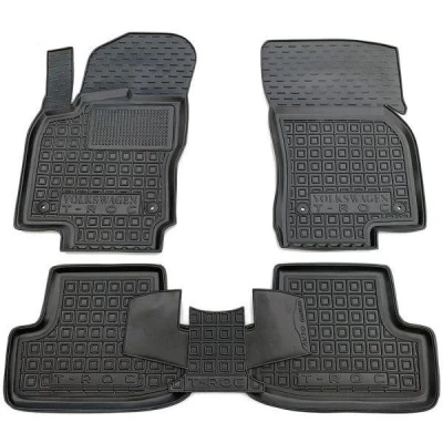 Floor mats for Volkswagen T-Roc 2017-, 5 pcs, Avto-Gumm, 11807 Floor mats for Volkswagen T-Roc 2017-, 5 pcs, Avto-Gumm, 11807