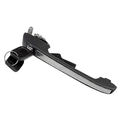Klamka drzwi przednia prawa Volkswagen Caddy 1982-1992/Golf 2/Jetta 2 1983-1992/Passat B2 1980-1988, z otworem na zamek, z chromowanym wykończeniem JP Group, 1187100480