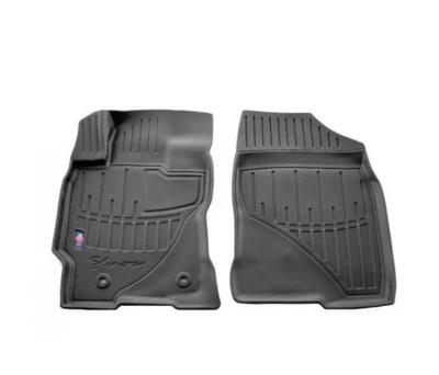 Polyurethane floor mats for Kia Niro EV 2022-, with raised edges, 2 pcs, Stingray, 5010072