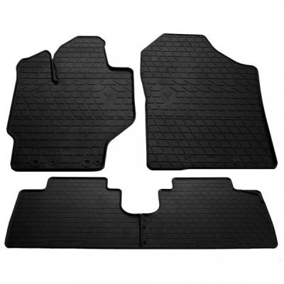 Floor mats for Toyota Yaris 2013-, hybrid, with plastic clips TL, 4 pcs, Stingray, 1022514