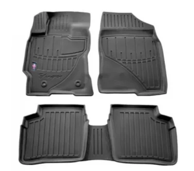 Polyurethane floor mats for Hyundai Accent 2010-2017, with raised edges, 4 pcs, Stingray, 5009254 Polyurethane floor mats for Hyundai Accent 2010-2017, with raised edges, 4 pcs, Stingray, 5009254