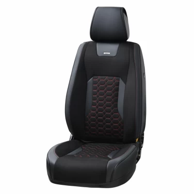 Narzuty na fotele 3D Montana czarne/czerwone (przednie+tylne) Beltex BX87110