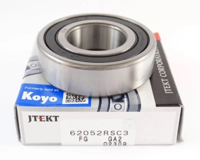Łożysko kulkowe 52x25x15 zamknięte jednorzędowe (do Piasta koła) KOYO 62052RSC3