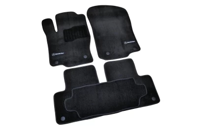 Carpet floor mats for Mercedes-Benz ML-Class/GL-Class/GLE-Class W166 2011-, Premium, black, AVTM BLCLX1354