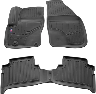 Polyurethane floor mats for Ford C-Max 2003-2010, with raised edges, 4 pcs, Stingray, 5007114