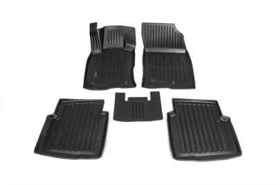 Polyurethane floor mats for Kia Sorento 2 XM 2009-2012, with raised edges, 5 pcs, Stingray, 5010065
