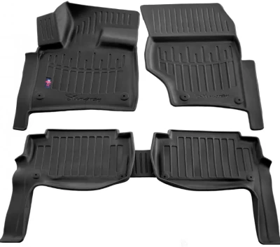 Polyurethane floor mats for Audi Q7 4L 2005-2015, with raised edges, 5 pcs, Stingray, 5030055 Polyurethane floor mats for Audi Q7 4L 2005-2015, with raised edges, 5 pcs, Stingray, 5030055
