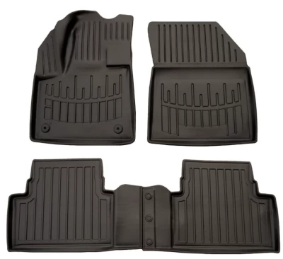 Polyurethane floor mats for Citroen C5 Aircross 2018-, with raised edges, 4 pcs, Stingray, 5003064