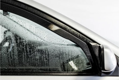In-channel window wind deflectors for Volvo XC70/V70 2000-2007 4D 4 pcs 31228 Heko