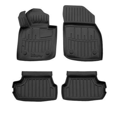 Polyurethane floor mats for MINI Cooper F56 3D 2014-2023 with raised edges, 4 pcs Stingray 5032034 Polyurethane floor mats for MINI Cooper F56 3D 2014-2023 with raised edges, 4 pcs Stingray 5032034