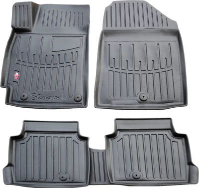 Polyurethane floor mats for Hyundai Elantra AD 2015-2020, USA, with raised edges, 5 pcs, Stingray, 5009165 Polyurethane floor mats for Hyundai Elantra AD 2015-2020, USA, with raised edges, 5 pcs, Stingray, 5009165