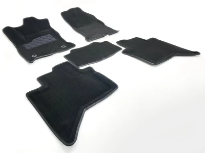Dywaniki tekstylne do Toyota Hilux 2015-, czarne, 5 szt., Seintex, 88366