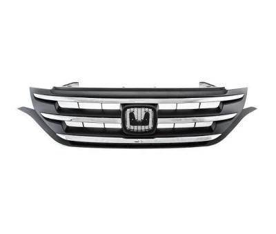 Atrapa chłodnicy Honda CR-V 2012-2015, bez dolna część, czarna z chromowaną nakładką, AVTM, 183028990