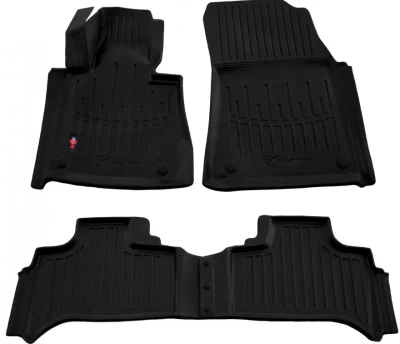 Polyurethane floor mats for BMW X5 E53 1999-2006, with raised edges, 4 pcs, Stingray, 5027024 Polyurethane floor mats for BMW X5 E53 1999-2006, with raised edges, 4 pcs, Stingray, 5027024