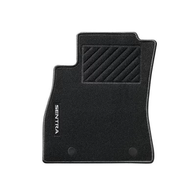Original floor mats for Nissan Sentra 2014- textile, black, 4 pcs, KE7454MF01