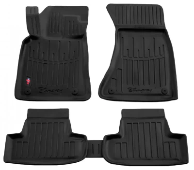 Polyurethane floor mats for Audi Q5 8R 2008-2016, with raised edges, 5 pcs, Stingray, 5030035 Polyurethane floor mats for Audi Q5 8R 2008-2016, with raised edges, 5 pcs, Stingray, 5030035