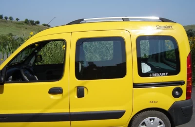 Relingi dachowe do Renault Kangoo 1997-2008 / chrom / Abs DDTS DDCNR74