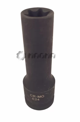 Przedłużona nasadka udarowa E24, 3/4″, 110 mm MG51324 MAGMA