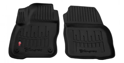 Polyurethane floor mats for Ford Focus 3 2011-2018, with raised edges, 2 pcs, Stingray, 5007022