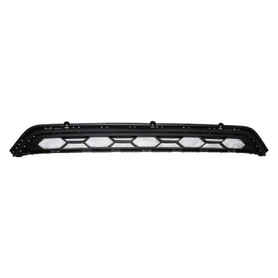 Kratka zderzaka Volkswagen Tiguan 2017-, bez otworu na światło przeciwmgielne, środkowa, czarna, AVTM, 5NN853677E9B9, 187445910
