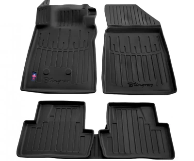 Dywaniki poliuretanowe do Renault Clio 3 2005-2012, z podwyższonymi rantami, 5 szt., Stingray, 5018225