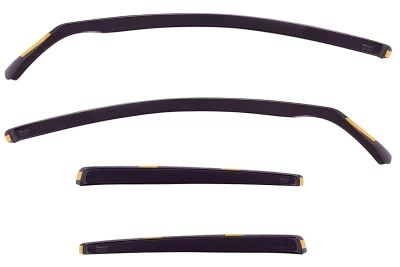 Owiewki szyb montowane w uszczelce do Volkswagen Golf 6 2008- 4D 4 szt. 31176 Heko