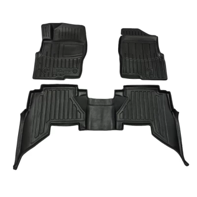 Dywaniki poliuretanowe do Nissan Pathfinder R51 2010-2015 z podwyższonymi rantami, 3 szt. Stingray 5014363