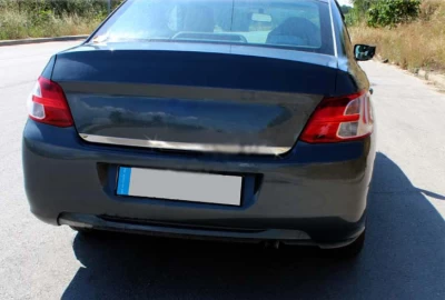 Chromowana listwa klapy bagażnika (stal nierdzewna) Peugeot 301 2012-, Carmos, 64529585