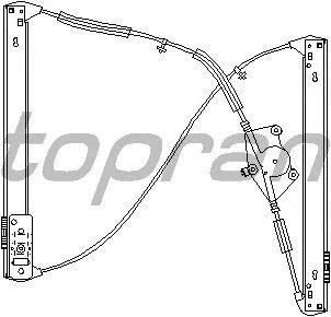 Podnośnik szyby przedni lewy Audi A4 2001-2008/Seat Exeo 2009-2014, bez panelu, bez silnika, Topran, 111 275 Podnośnik szyby przedni lewy Audi A4 2001-2008/Seat Exeo 2009-2014, bez panelu, bez silnika, Topran, 111 275