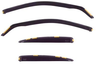 Owiewki szyb montowane w uszczelce do Mercedes W211 Sedan 2003-2009 4D 4 szt. 23232 Heko