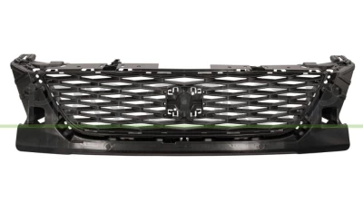 Atrapa chłodnicy Seat Leon 2013-2016, czarna, bez listwy, AVTM, 186209990