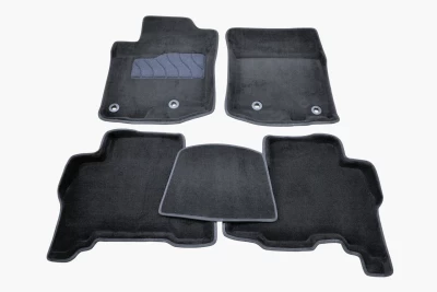 Dywaniki tekstylne do Lexus GX460 2009-2013, czarne, 5 szt., Seintex, 85978