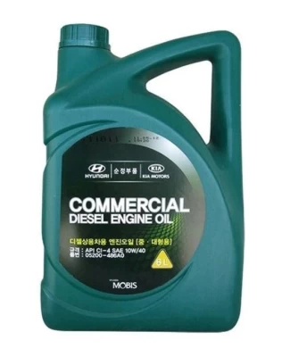 Olej silnikowy Hyundai/Kia Mobis Commercial Diesel 10W-40, 6 L HYUNDAI/KIA 05200486A0