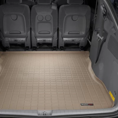 Boot mat for Toyota Sienna 2004-2010, beige, WeatherTech 41243