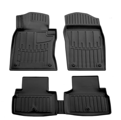Polyurethane floor mats for Infiniti Q50 2013-, with raised edges, 5 pcs, Stingray, 5033015 Polyurethane floor mats for Infiniti Q50 2013-, with raised edges, 5 pcs, Stingray, 5033015