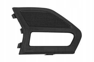 Right bumper grille Ford Fusion 2019-2020, SE/SEL, with fog light opening, black Matt, AVTM, KS7319952BAW, 182836928