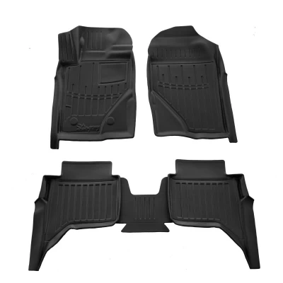 Floor mats for Volkswagen Amarok NF 2022-, with raised edges, polyurethane 5 pcs Stingray 5024445