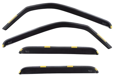 Owiewki szyb montowane w uszczelce do Opel Agila A 2000-2007 4D 4 szt. 25354 Heko