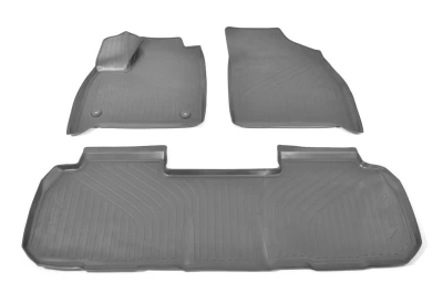Polyurethane floor mats for Chevrolet Traverse 2 2017-, 3D, Norplast, NPA10-C12-820