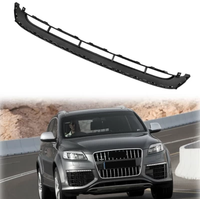 Kratka zderzaka Audi Q7 2010-2015, z wyłączeniem S-Line, środkowa, czarna, AVTM, 4L0807683C, 181234910