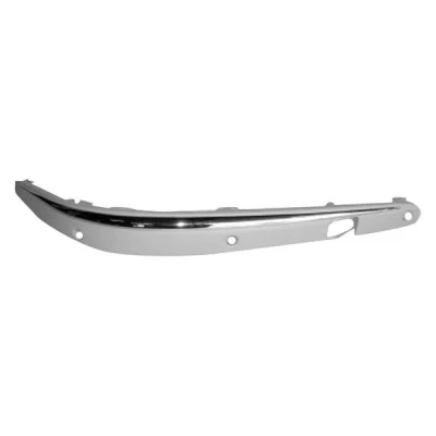 Right front bumper moulding Mercedes-Benz E-Class W211 2002-2006, with chrome finish, with parking sensor opening, AVTM, 2118801012, 184610934