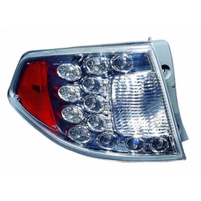 Lampa tylna lewa Subaru Impreza HB 2007-2011, bez żarówek (WY21W/LED), zewnętrzna, Depo, 220-1921L-UE