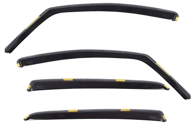 Owiewki szyb montowane w uszczelce do Peugeot 307 5D HB 2001- 4 szt. 26119 Heko