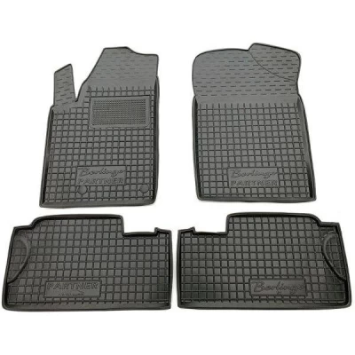 Polyurethane floor mats for Citroen Berlingo 2 2015-, L.Locker, 222050501