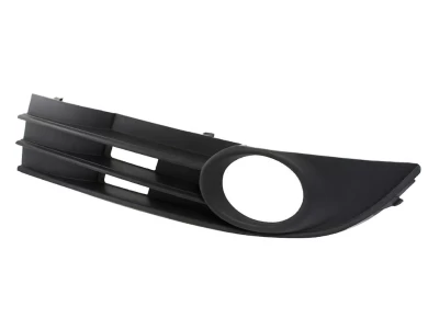 Kratka zderzaka prawa Volkswagen Touran 2006-2010, z otworem na światło przeciwmgielne, czarna faktura AVTM 187409912