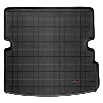 Mata do bagażnika Audi Q7 2005-, 5 miejsc, z trzecim rzędem siedzeń, czarna, WeatherTech 40422